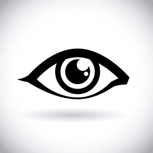eye icon design, vector illustration eps10 graphic